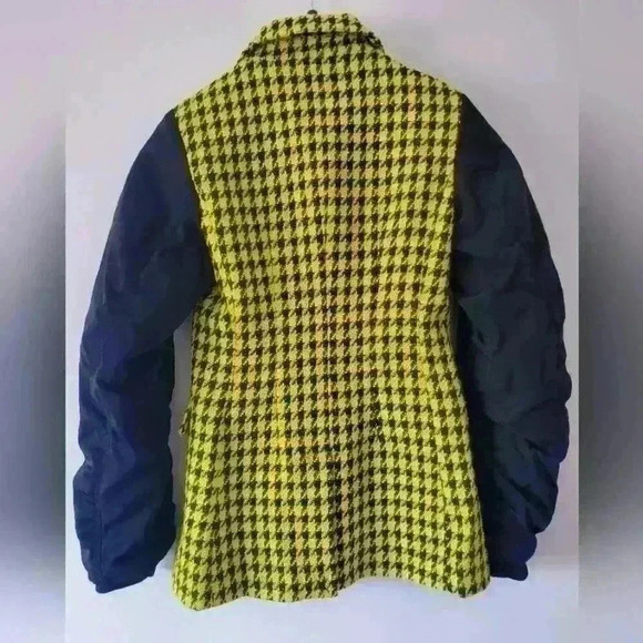 CIrcus NY  yellow plaid bomber blazer - Picture 3 of 9